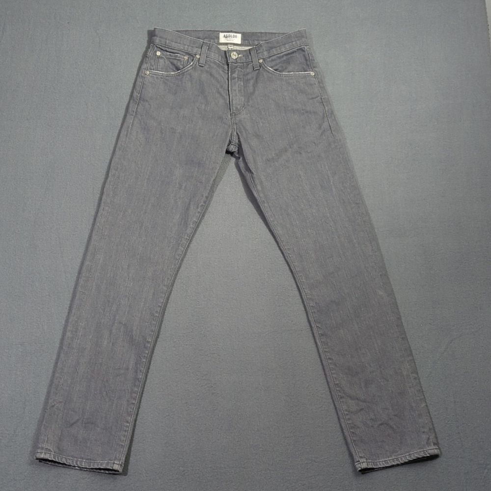 Agolde Jeans Men's 29 Gray Slim Fit Denim Jeans Made In USA